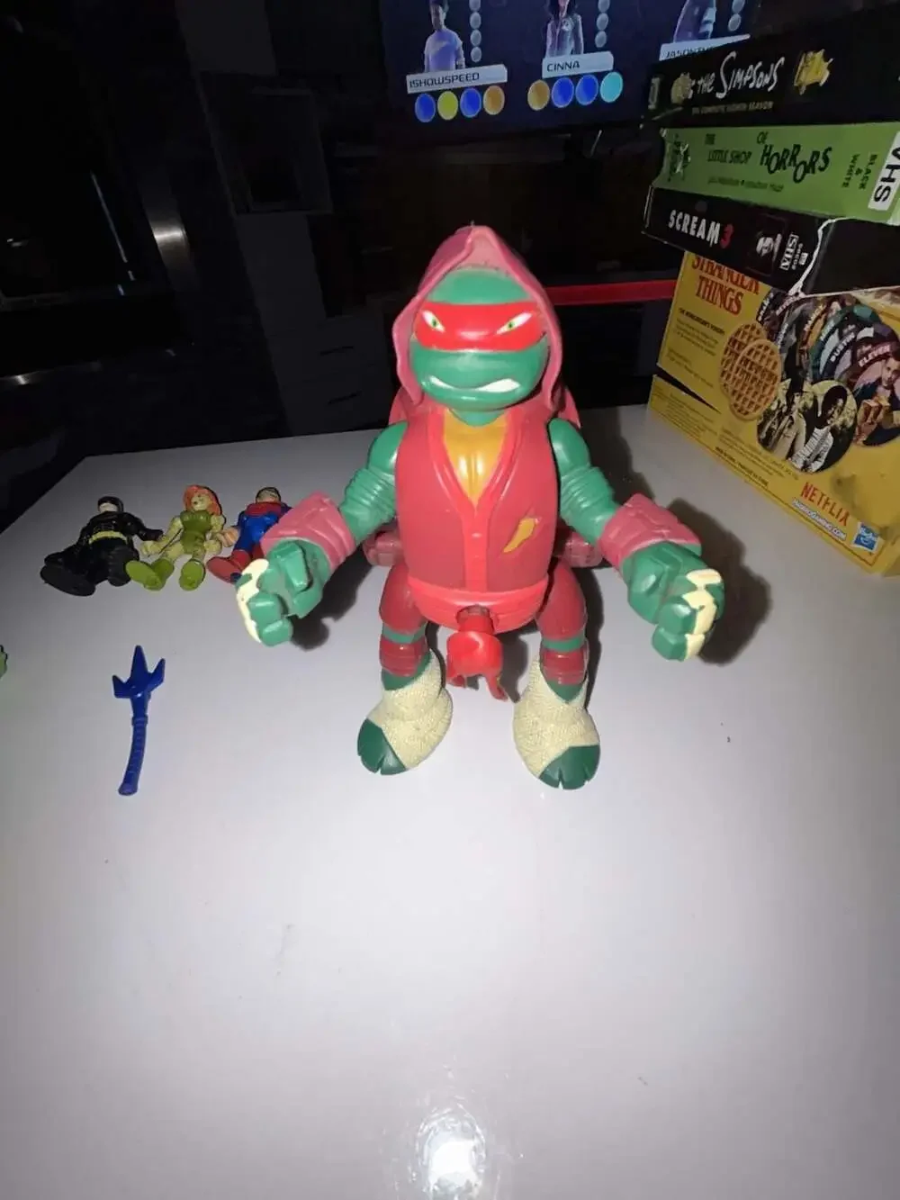 Teenage Mutant Ninja Turtles TMNT Battle N Throw Raphael Action Figure 2013 Play